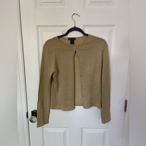 Gold shimmer cardigan